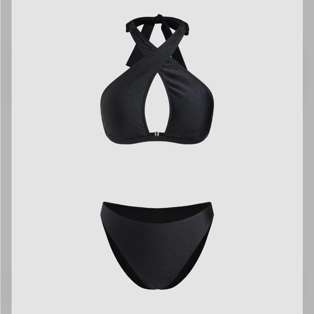 Black Halter Bikini
